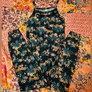 Epic Threads Jumpsuit Romper Tiger Floral